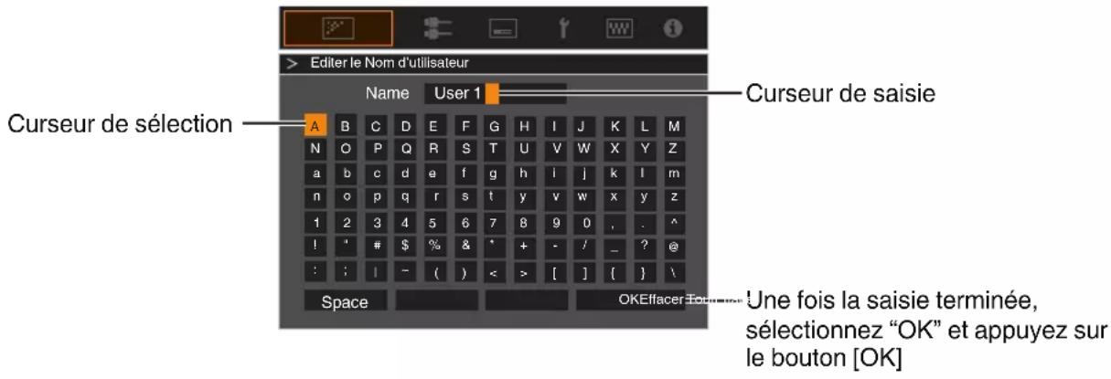 JVC DLANP5 - Editor le Nom d'utilisateur - 1