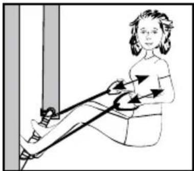 CRIVIT TF1321 - Exercices avec barre de porte avec extenseurs - 3