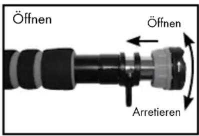 CRIVIT TF1321 - Öffnen und Arretieren - 1