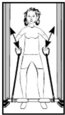 CRIVIT TF1321 - Exercices avec barre de porte avec extenseurs - 1