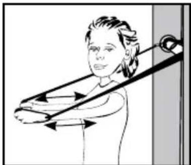 CRIVIT TF1321 - Exercices avec barre de porte avec extenseurs - 4