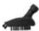 POLTI Vaporetto SV620 Style - SPAZZOLINO RETTANGOLARE CON SETOLE IN NYLON - 1