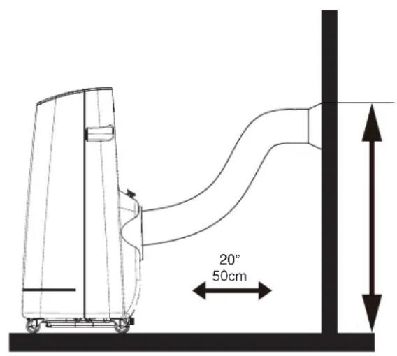 GE APCA11YBMW - Connect Exhaust Hose to the Window Panel - 2