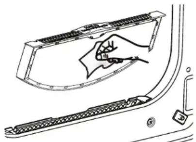 GE Profile PTD70EBSTWS - El filtró de pelusa - 1