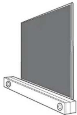 SONY KD50X81K - ■ Posizione alternativa (sul piedistallo) - 1