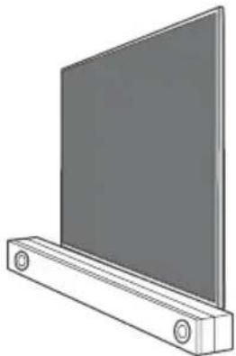 SONY KD50X81K - ■ Εναλλακτική (επάνω στη Βάση επιτραπέζιας τοποθέτησης) - 1