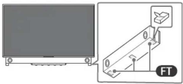 SONY KD50X81K - ■ Alternativ (på bordstativet) - 1