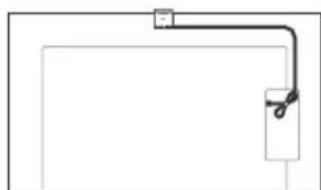 SONY KD50X81K - Managementul optional al cablului camerei web cu microfon încorporat - 1