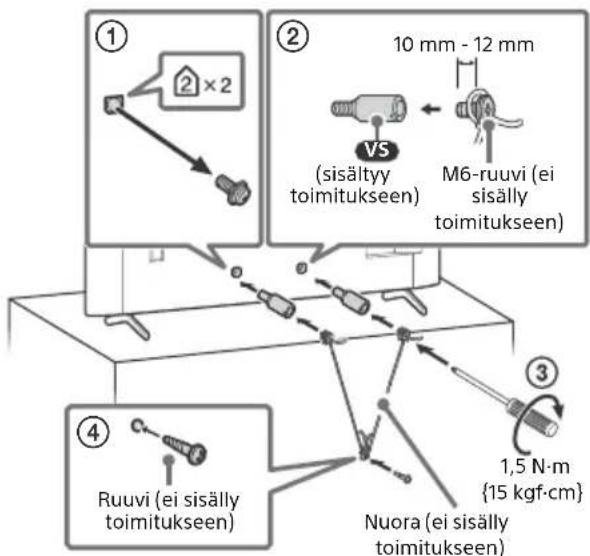 SONY KD50X81K - Laitteen kuljettaminen ja siirtäminen - 2