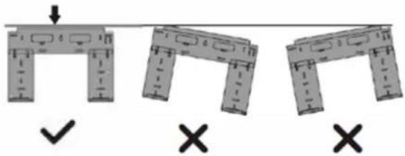 QLIMA SC6126 - DIMENSIONS DE LA PLAQUE DE FIXATION - 1