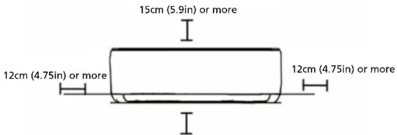 QLIMA SC6126 - NOTE ABOUT WALL HOLE - 1