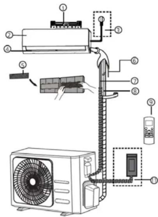 QLIMA SC6126 - G ONDERDELEN VAN DE UNIT - 1