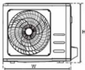 QLIMA SC6035 - DIMENSIONS DE MONTAGE DE L'UNITE - 2