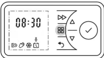 DIMPLEX PLX075E - Setting the date and time - 1