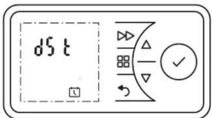 DIMPLEX PLX075E - Switching summer/winter time - 2