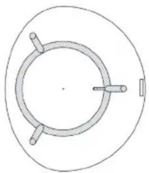 Blumfeldt Fireball Rust - Cambi ar la posicin del brasero de horizontal (A) a vertical (B) - 6