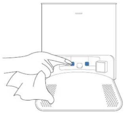 ECOVACS Deebot X1 Plus - Pin della stazione di svuotamento - 1