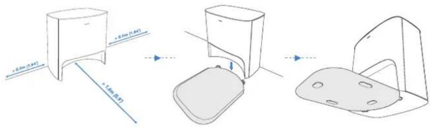 ECOVACS Deebot X1 Plus - Connect Power Cord Empty Station Placement and Assembly - 2