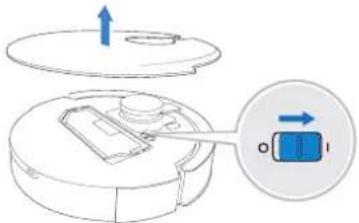 ECOVACS Deebot X1 Plus - Het apparaat inschakelen - 1