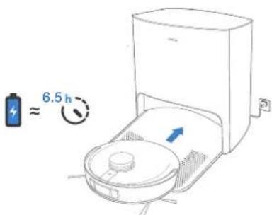 ECOVACS Deebot X1 Plus - Naładować urządzenie DEEBOT - 1