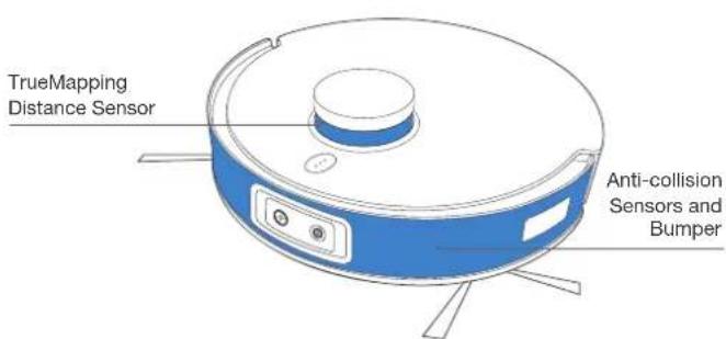 ECOVACS Deebot T10 Plus - Product Diagram - 8