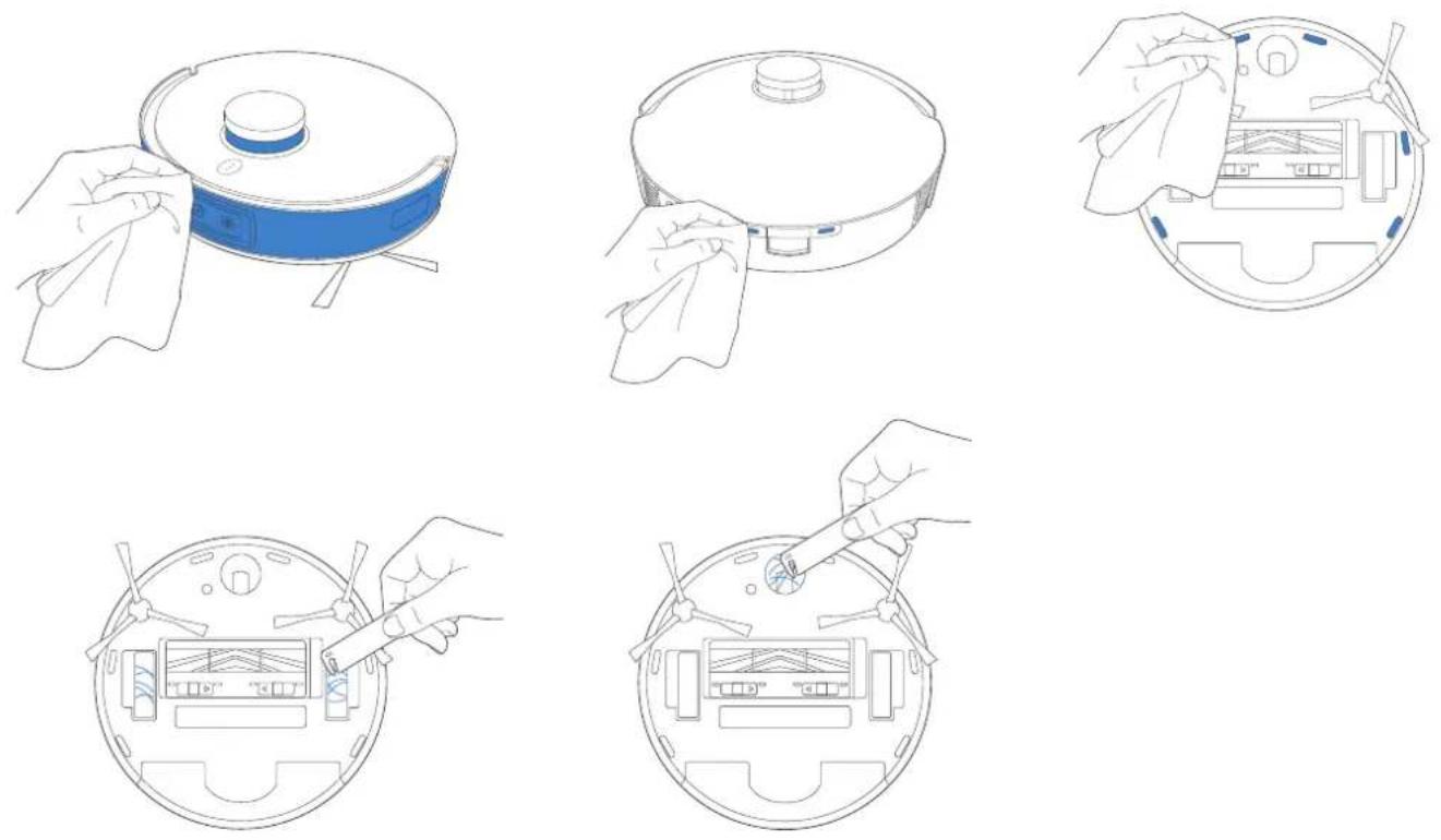 ECOVACS Deebot T10 Plus - Onderhoud van andere onderdelen - 1