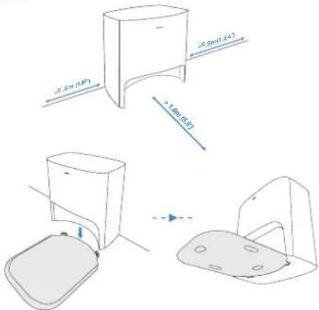 ECOVACS Deebot T10 Plus - Umieszczanie i montaż stacji dokujeczę z oprozniamiem - 1