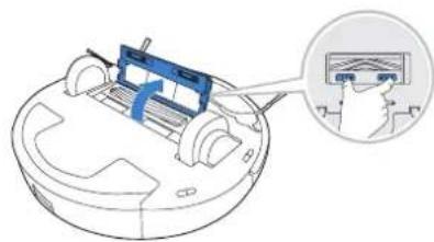 ECOVACS Deebot T10 Plus - Mantenimiento del cepillo principal flotante y Dos cepillos laterales - 1