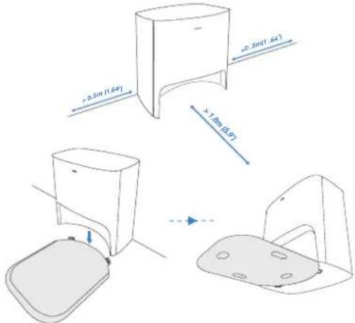 ECOVACS Deebot T10 Plus - Aufstellen und Zusammensetzen der Station zur Leerung - 1
