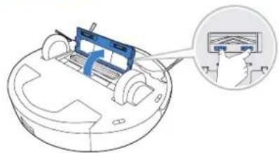 ECOVACS Deebot T10 Plus - Eseguire la manutenzione della spazzola principale mobile e delle Spazzole laterali doppie - 1