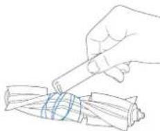 ECOVACS Deebot T10 Plus - Mantenimiento del cepillo principal flotante y Dos cepillos laterales - 3