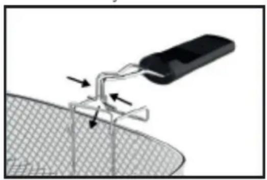 CONTINENTAL EDISON CEMC65IN - Fitting handle to frying basket - 1