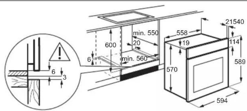 ELECTROLUX EOF5H40BX - Sisseehitamine - 1