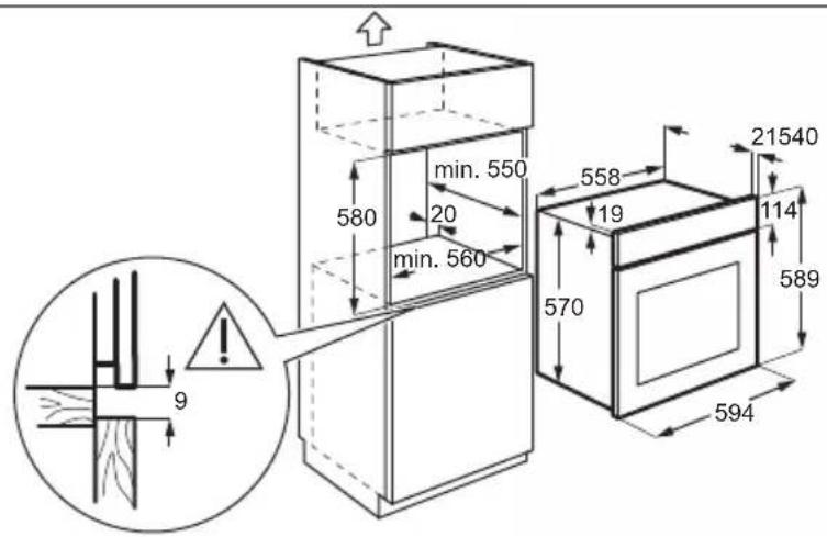 ELECTROLUX EOF5H40BX - Sisseehitamine - 2