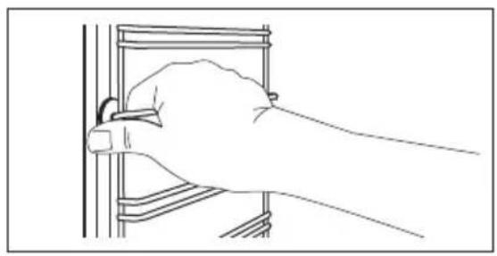ELECTROLUX EOF5H40BX - Kako da oTcTaHete:Држачи Ha peWeTkn - 1