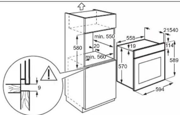 ELECTROLUX EOF5H40BX - AVERTISMENT! - 2
