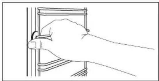 ELECTROLUX EOF5H40BX - Menyra e heqjes: Mbajteset erafteve - 1
