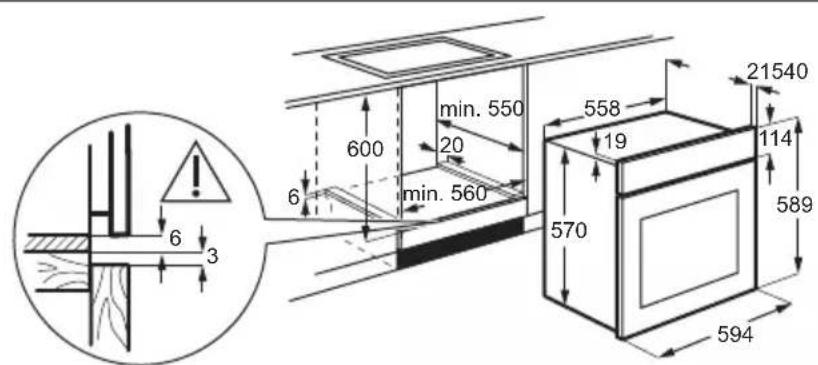 ELECTROLUX EOF5H40BX - Incasso - 1