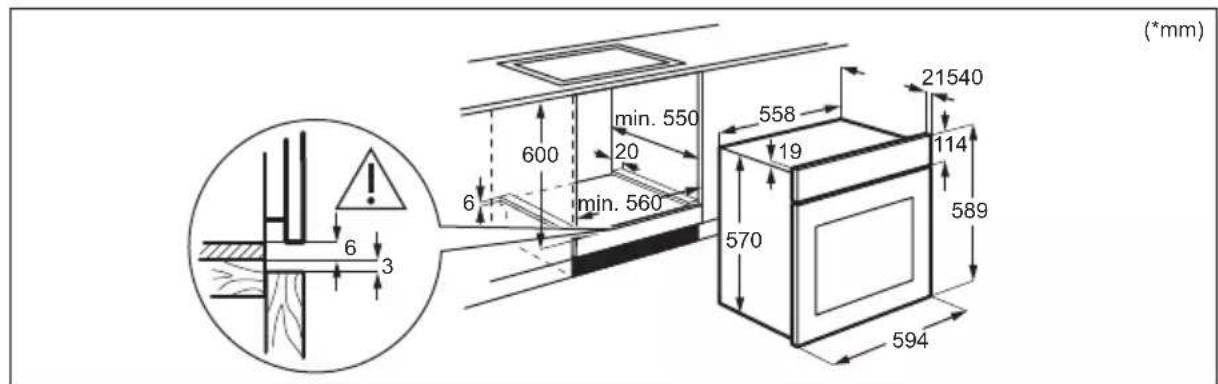 ELECTROLUX EOF5H40BX - Montimi inkaso - 1