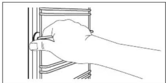 ELECTROLUX EOF5H40BX - Entfernen: Einhängegitter - 1