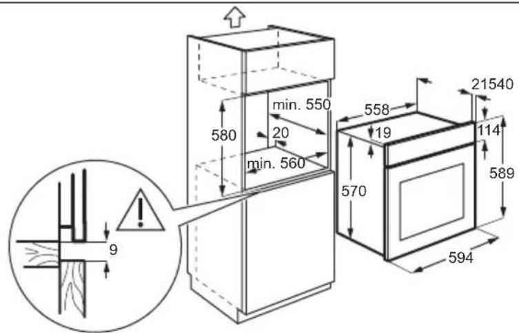 ELECTROLUX EOF5H40BX - BrpaDyBaHbe - 2