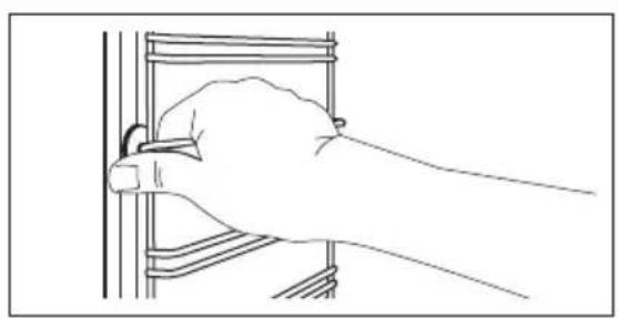 ELECTROLUX EOF5H40BX - Odstranjevanje: nosilcev rešetak - 1