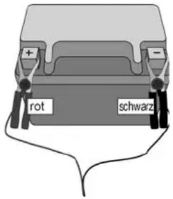 + - rot schwarz