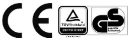 CE TUV Rheinland ZEBTREZIER GS www.tuv.org