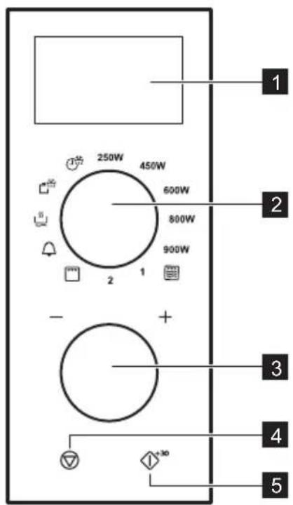 ELECTROLUX EMZ725MMW - Ohjauspaneeli - 1