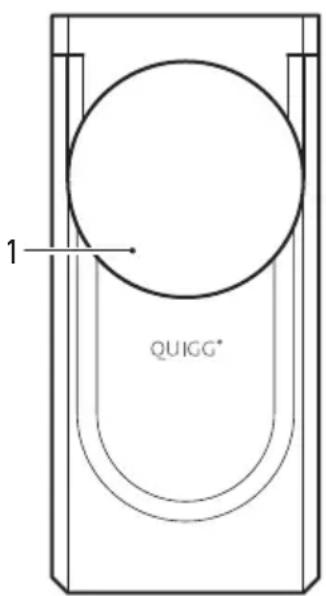 QUIGG GTFSA04FR - DESIGNATION DE PIECES DE LA PRISE RADIOCOMMANDEE - 1