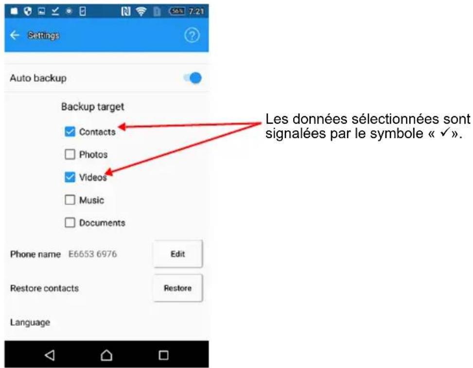 TOSHIBA Canvio for Smartphone - 2-9 Menu Settings (Paramètres)/Help (Aide) - 3