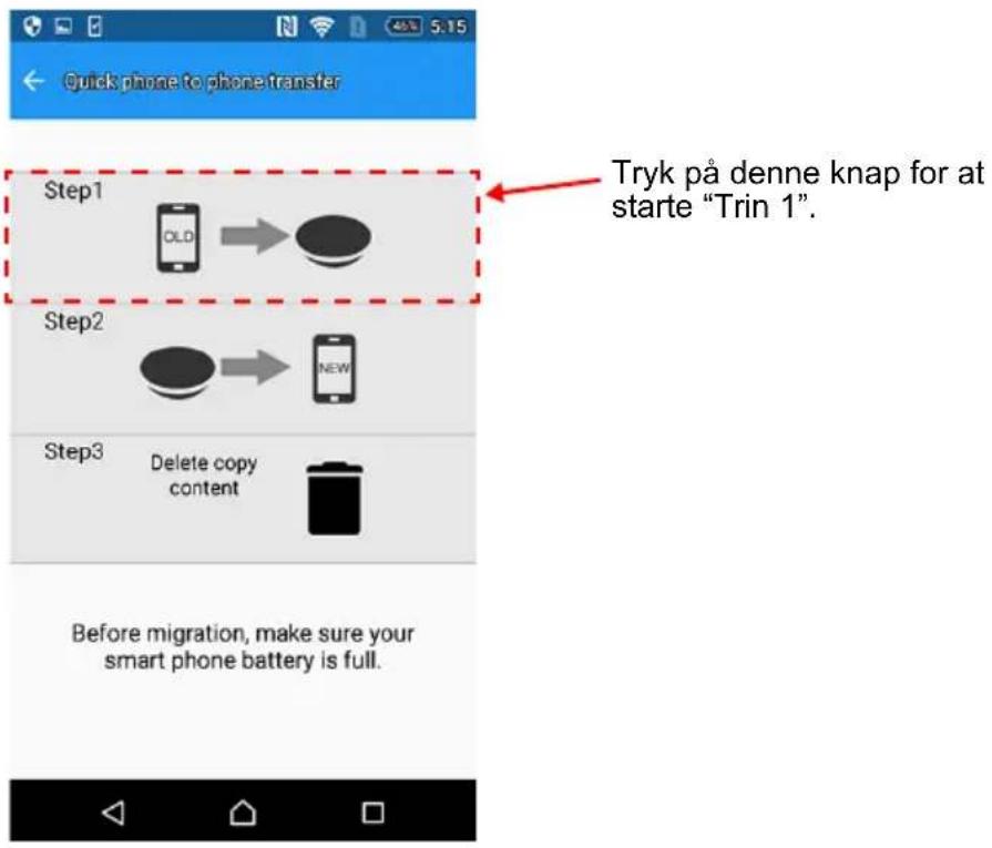 TOSHIBA Canvio for Smartphone - 2-8 Menuen Hurtig overførsel fra telefon til telefon - 1