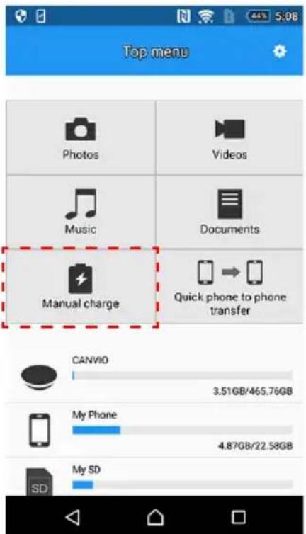 TOSHIBA Canvio for Smartphone - 2-11 Fonction Chargement manuel - 1