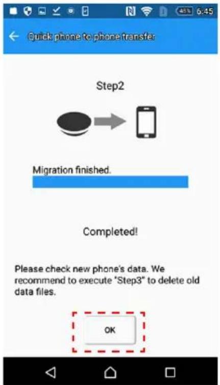 TOSHIBA Canvio for Smartphone - Quando l'operazione di copia è completa, vengono visualizzati i relativi risultati. - 5